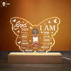God Says I Am - Personalized LED Light