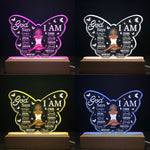 God Says I Am - Personalized LED Light