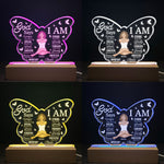 God Says I Am - Personalized LED Light
