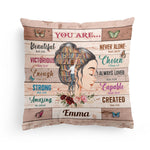 God Says You Are Beautiful - Personalized Pillow (Insert Included)