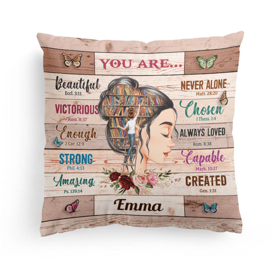 God Says You Are Beautiful - Personalized Pillow (Insert Included)