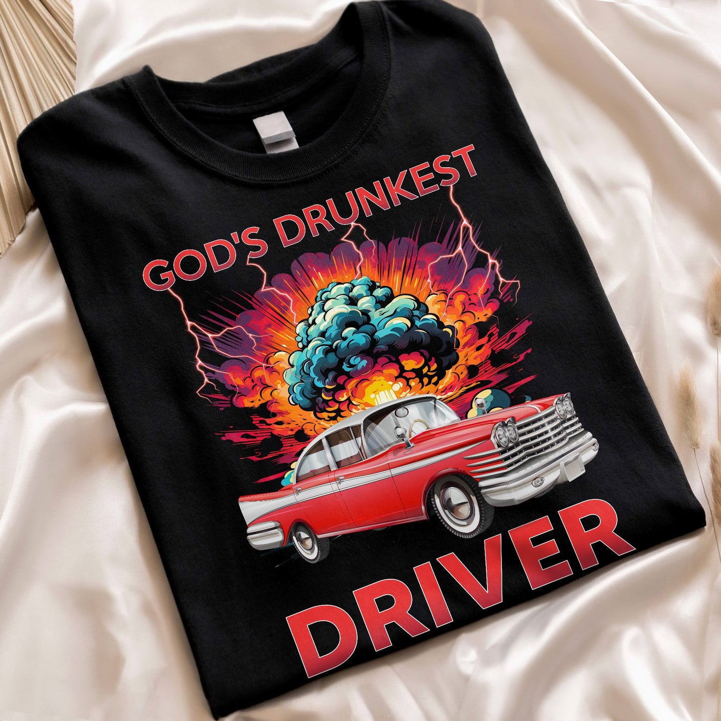 God's Drunkest Driver - Personalized Photo Shirt