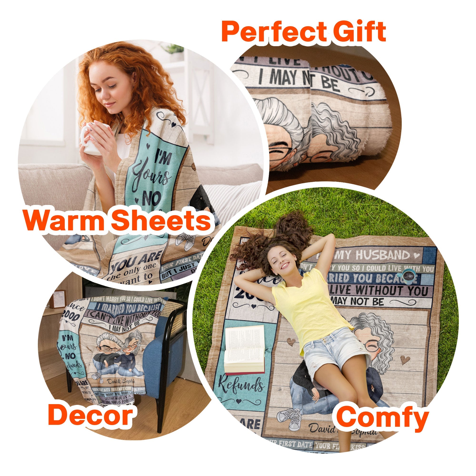 Good Night Baby, Sleep Tight - Personalized Blanket