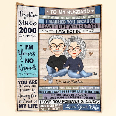 Good Night Baby, Sleep Tight - Personalized Blanket