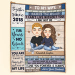 Good Night Baby, Sleep Tight - Personalized Blanket