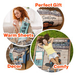 Good Night Baby, Sleep Tight - Personalized Blanket