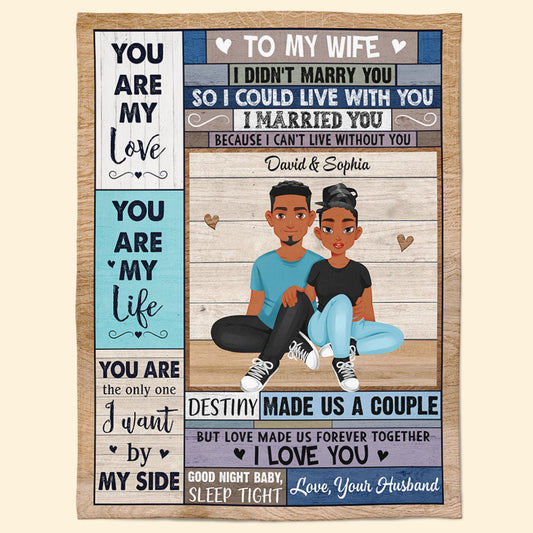 Good Night Baby, Sleep Tight - Personalized Blanket