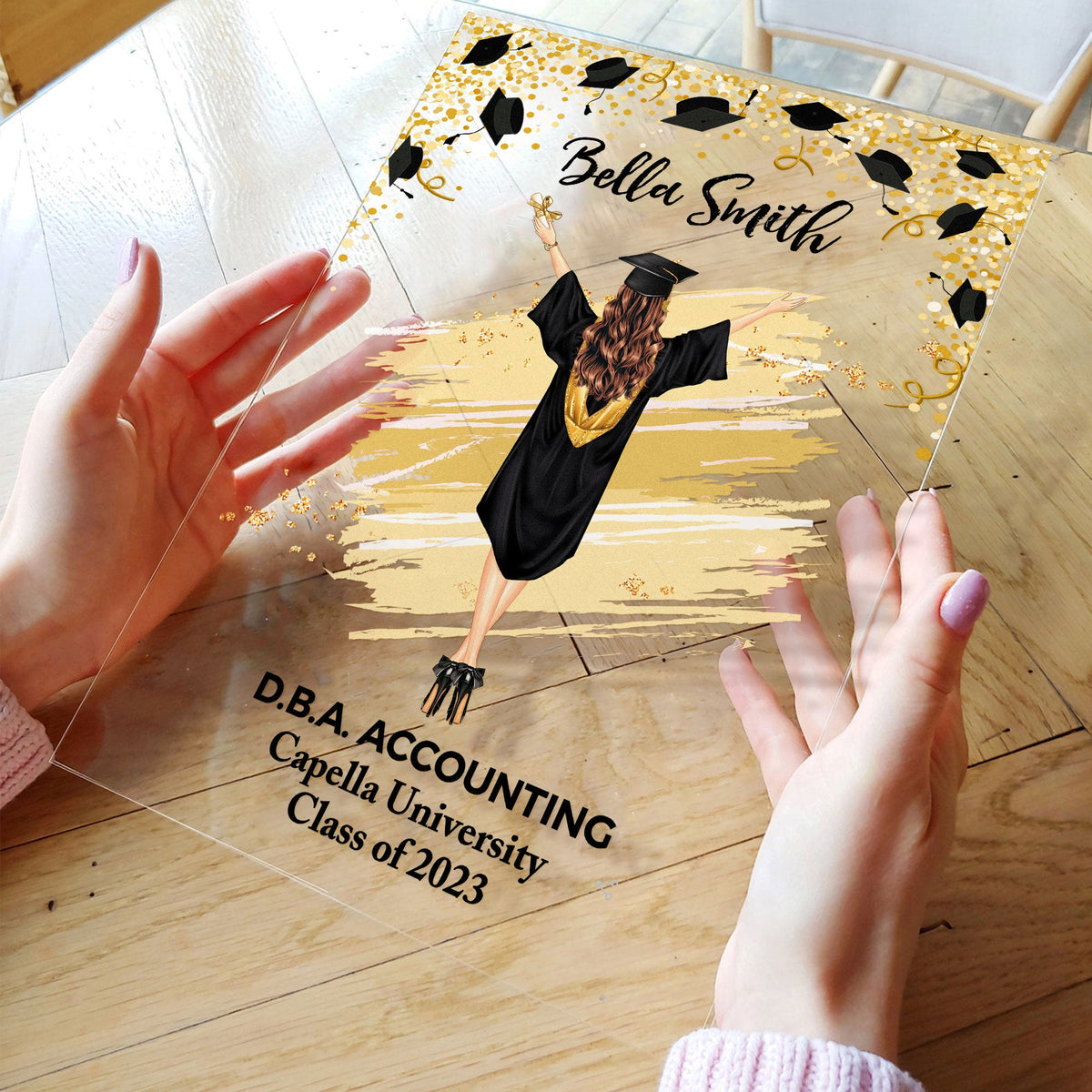 Graduation Lay Personalized Graduation Celebration - Personalized Acrylic Plaque – Macorner