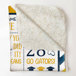 Graduation Celebration - Personalized Blanket