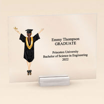 Graduation Ceremony - Personalized Acrylic Plaque