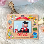Graduation Gift For Kid - Personalized Wooden Photo Plaque