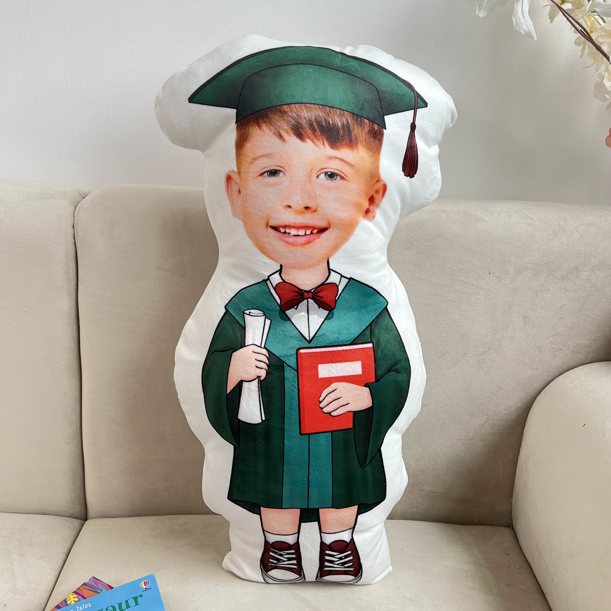 Graduation Gift For Kids - Personalized Photo Custom Shaped Pillow