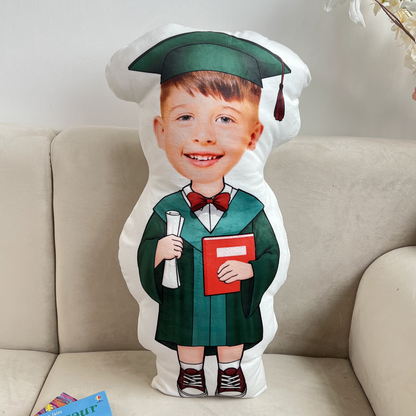Graduation Gift For Kids - Personalized Photo Custom Shaped Pillow