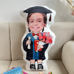 Graduation Gift For Kids - Personalized Photo Custom Shaped Pillow