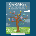 Grandkids Fill A Space In Your Heart - Personalized Acrylic Plaque
