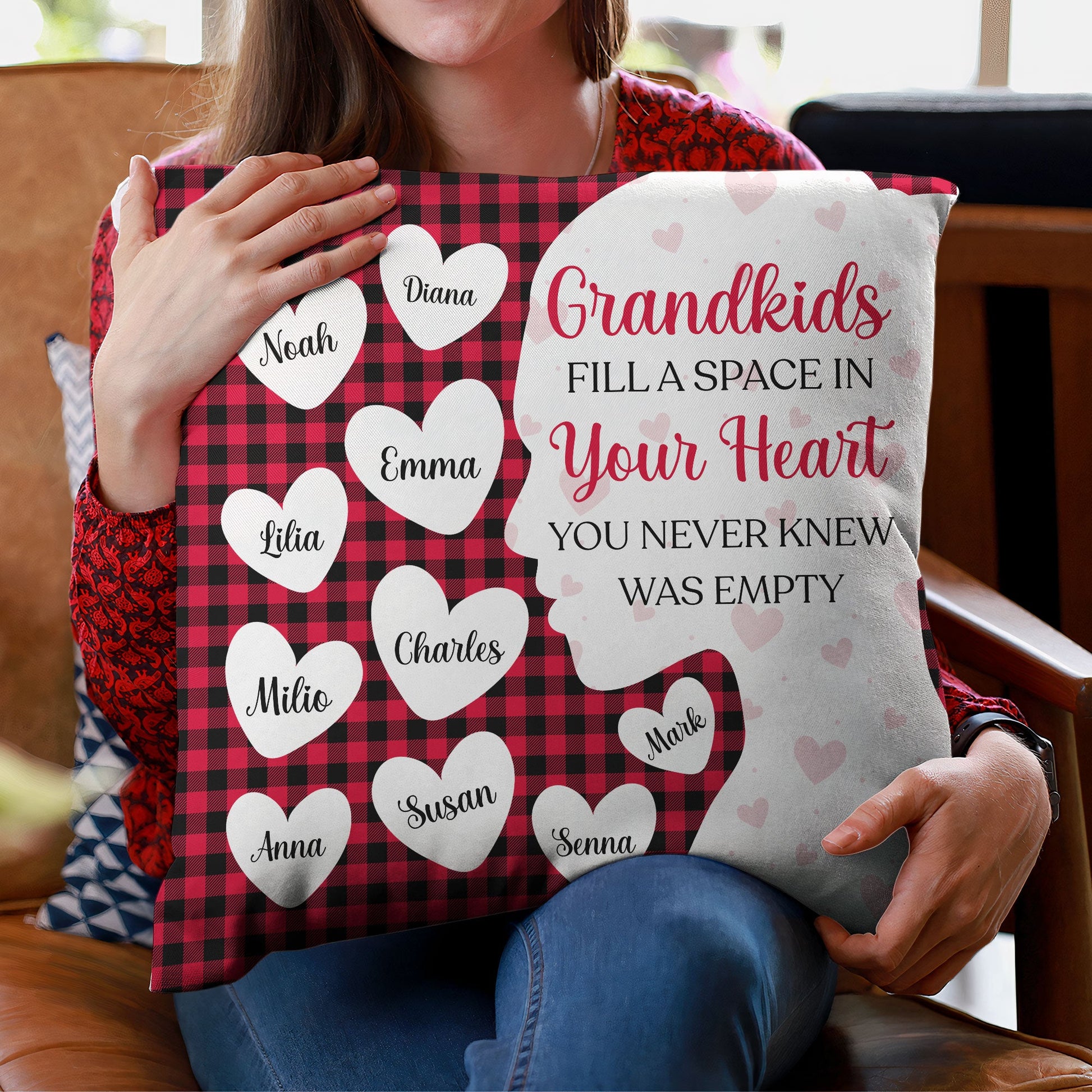 Grandma Gift, Grandchildren Picture Pillow, I Love My Grandma Pillow,  Christmas Gift for Grandma, Personalized Gift For Grandparents - Stunning  Gift Store