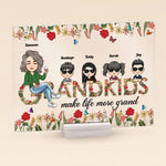 Grandkids Make Life Grand New Version - Personalized Acrylic Plaque