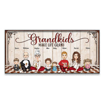 Grandkids Make Life Grand - Personalized Key Holder
