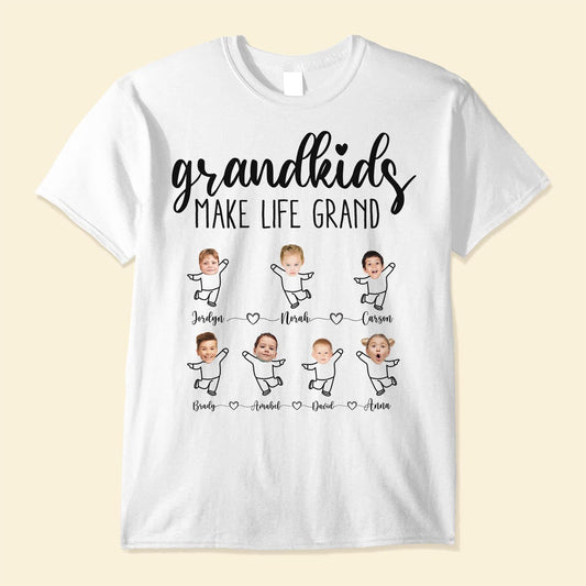 Grandkids Make Life Grand - Personalized Shirt