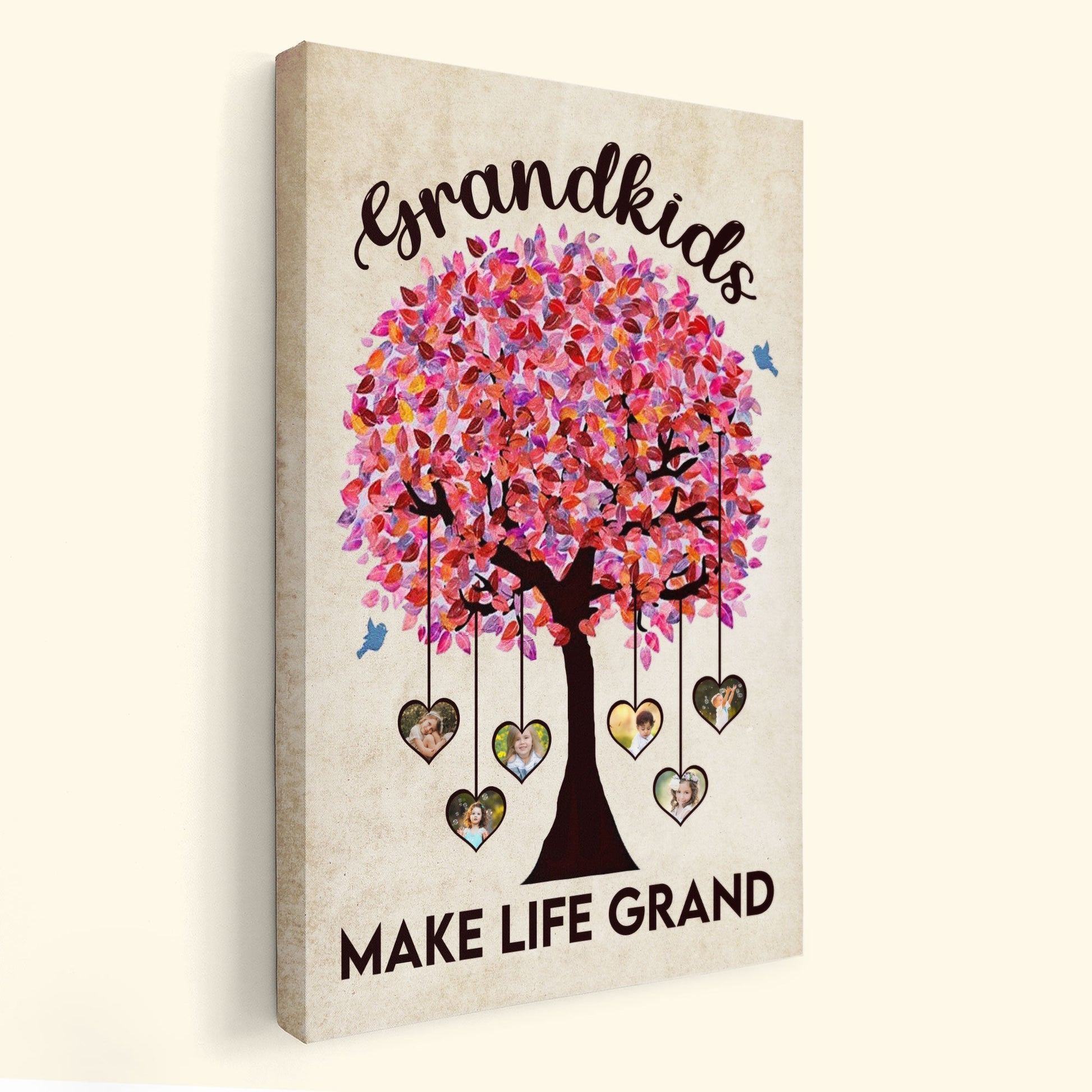 Custom Grandma Gift From Grandkids, Grandmother Christmas Gifts With  Grandkids Name, Grandma Garden Gifts Canvas - Best Personalized Gifts For  Everyone