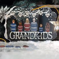 Grandkids Make Life More Grand - Personalized Acrylic Ornament