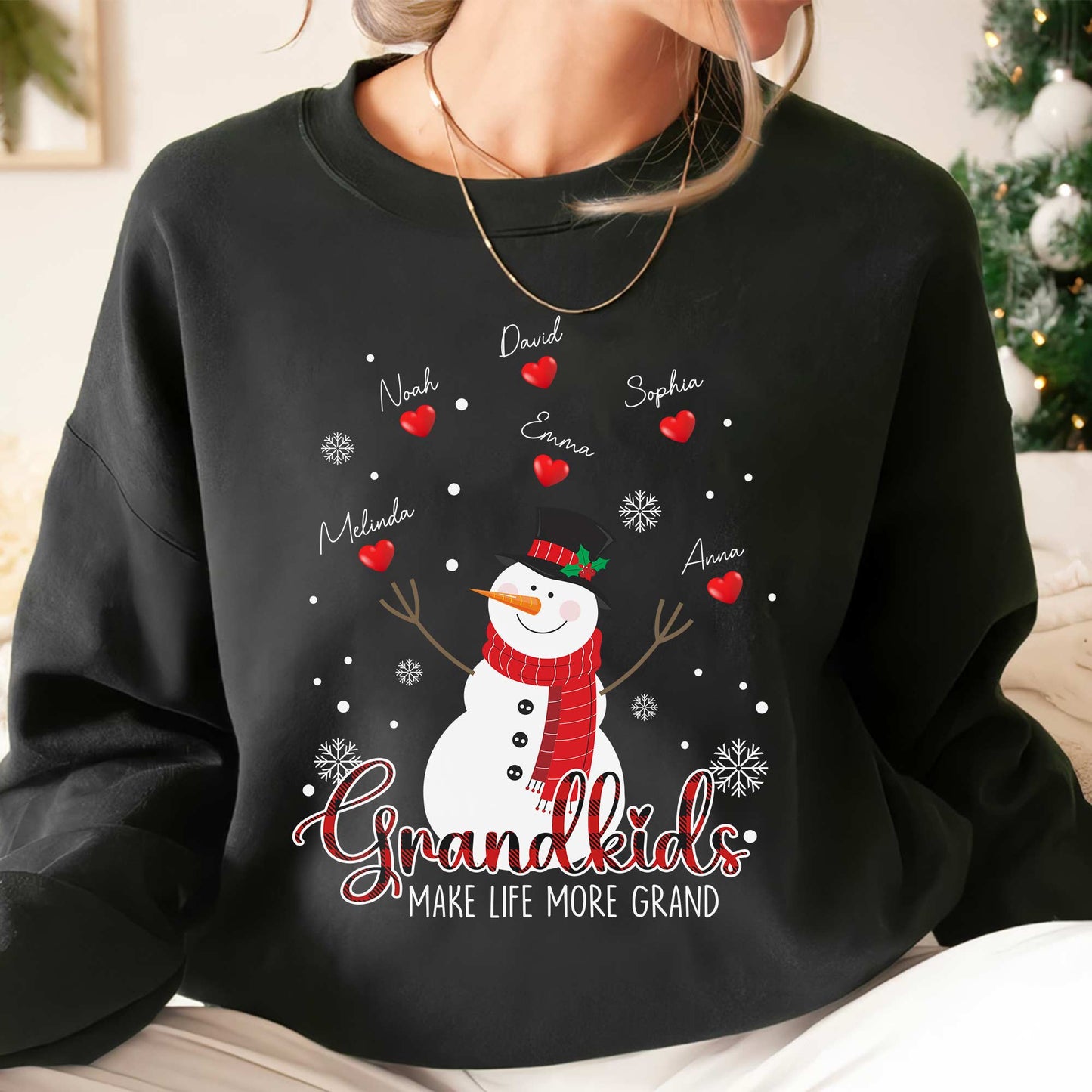 Grandkids Make Life More Grand - Personalized Sweatshirt