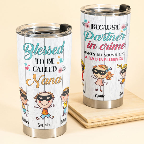 So Glad You're My Grandma Personalized Stainless Insulated Wine Cup