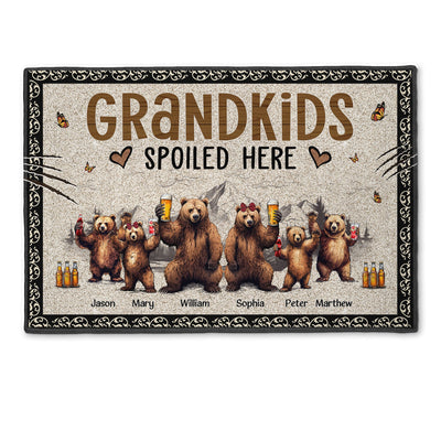 Grandkids Spoiled Here - Personalized Doormat