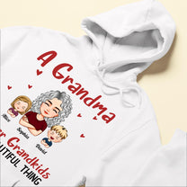 Grandma And Grandkids Beautiful Thing - Personalized Shirt