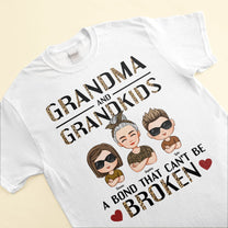 Grandma And Grandkids Unbreakable Bond - Personalized Shirt