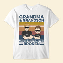 Grandma-And-Grandson-A-Bond-That-Can-t-Be-Broken-Family-Custom-Shirt-Gift-For-Family
