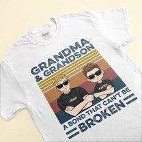 Grandma-And-Grandson-A-Bond-That-Can-t-Be-Broken-Family-Custom-Shirt-Gift-For-Family