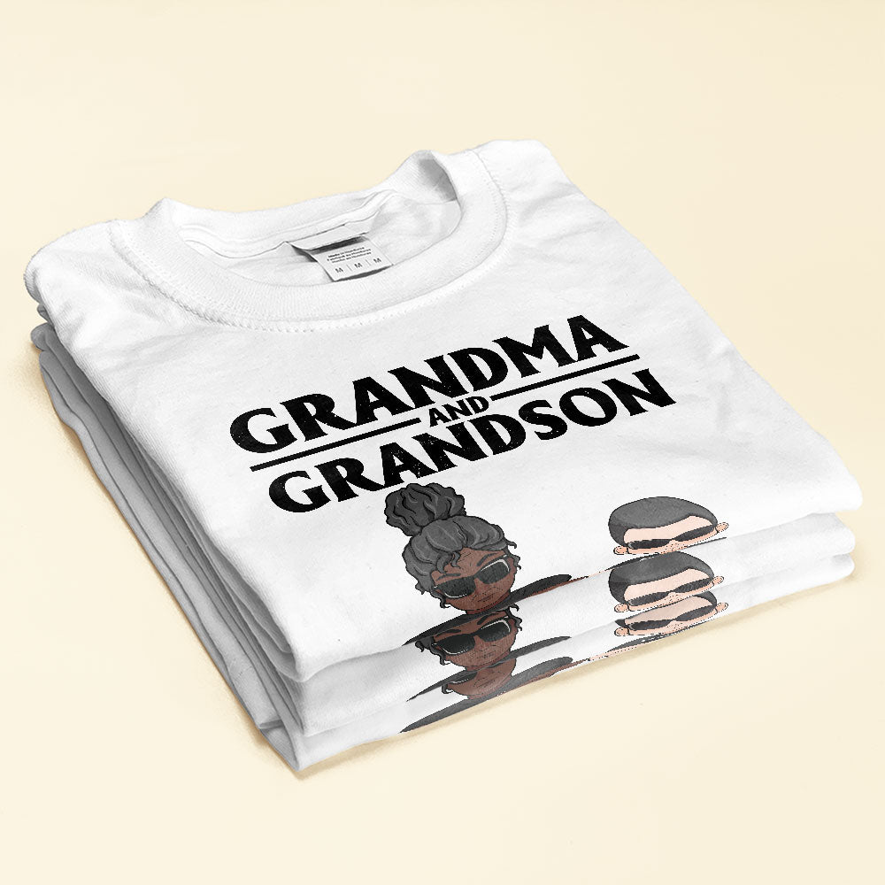 Grandma-And-Grandson-Granddaughter-A-Bond-That-Can-t-Be-Broken-Personalized-Shirt-Mother-s-Day-Gift-For-Grandma-Nana