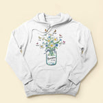 Grandma Est Flower Butterfly - Personalized Shirt - Birthday Gift For Grandma, Mama, Nana, Gigi, Mimi