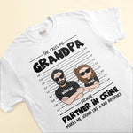 Grandma Grandpa Partner In Crime - Personalized Shirt - Gift For Grandpa And Grandma - Man/ Woman/ Kid Illustration
