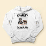 Grandma Grandpa Partner In Crime - Personalized Shirt - Gift For Grandpa And Grandma - Man/ Woman/ Kid Illustration