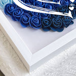 Grandma Hearts Mommy Hearts - Personalized Flower Shadow Box - Gift For Grandma