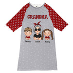 Grandma Life - Personalized 3/4 Sleeve Dress
