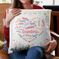 Grandma Nana Gigi Mimi - Personalized Pillow (Insert Included)