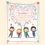 Grandma We Hope Every Time You Snuggle This Blanket - Personalized Blanket