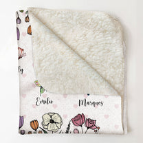 Grandma We Love You - Personalized Blanket