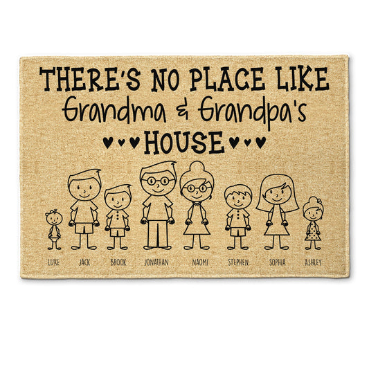 Grandma & Grandpa's House - Personalized Doormat
