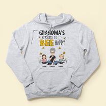 Grandma's Reasons To Bee Happy - Personalized Shirt - Birthday, Loving Gift For Grandma, Nana, Gigi, Mimi