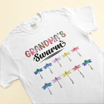 Grandma'S Swarm - Personalized Shirt - Birthday, Christmas, Grandparents' Day Gift For Grandma, Grammy, Gigi, Nana, Nanny, Mimi, Mom, Mama