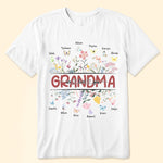 Grandma, Love You - Personalized Shirt