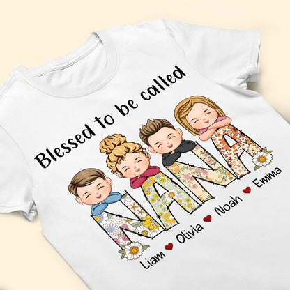 Grandma, Love You - Personalized Shirt