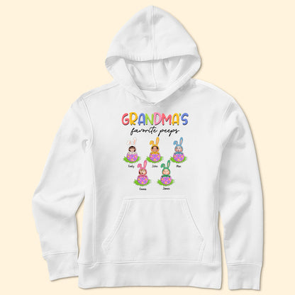 Grandma's Favorite Peeps - Personalized Photo Shirt