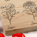 Grandma's Kitchen Custom Nini Gigi Mom Mama - Personalized Cutting Board