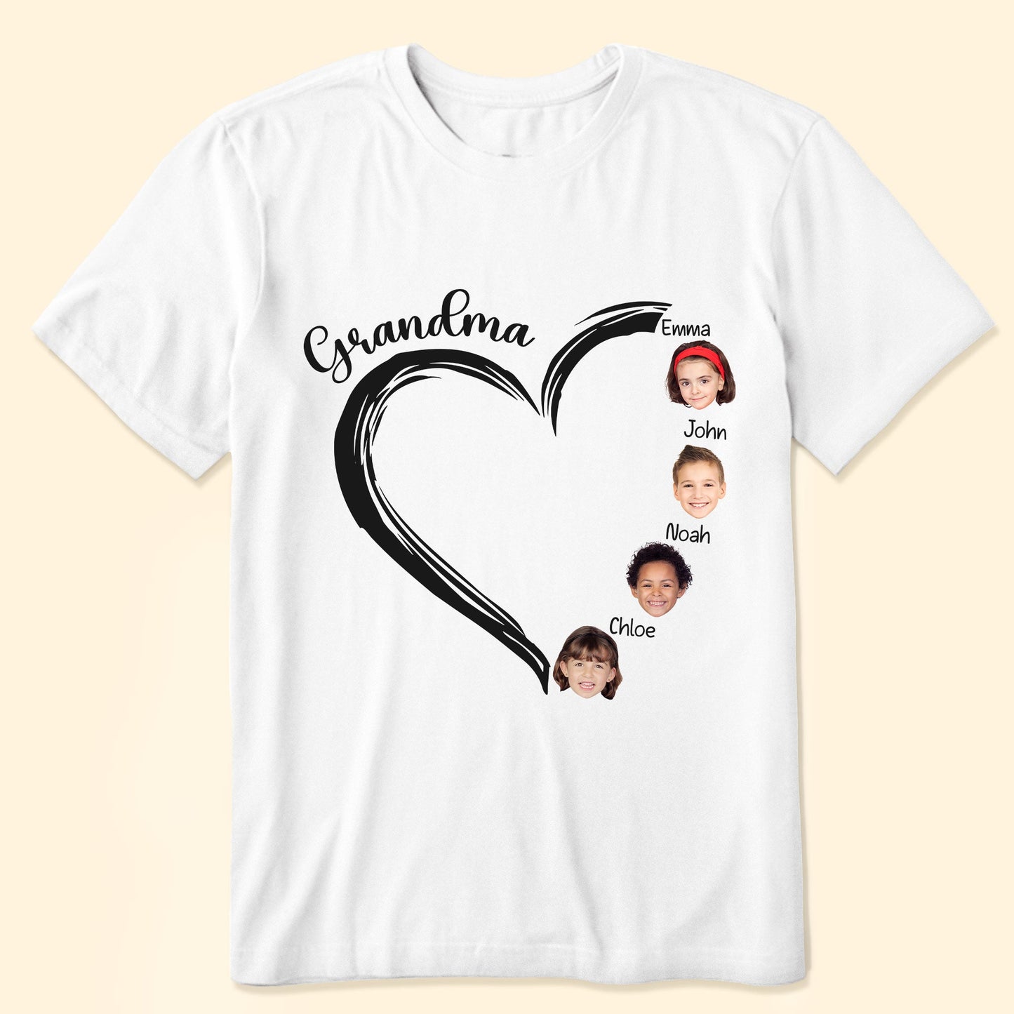 Grandma's Sweetheart - Personalized Photo Shirt