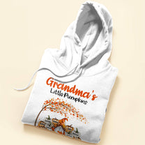 Grandma's Little Pumpkins - Personalized Shirt - Fall Season  Gift For Grandma